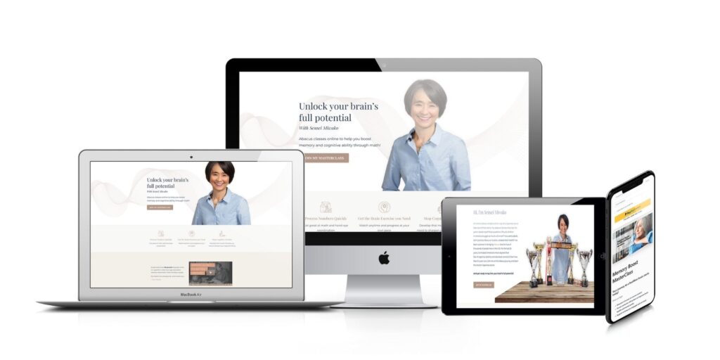 Abacus online classes Design Website Design and Development