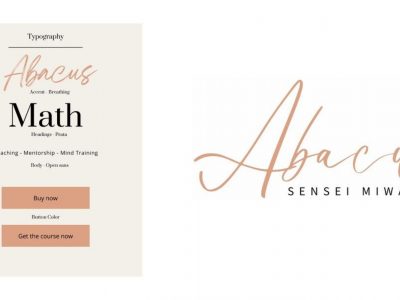Abacus online classes Logo and Branding