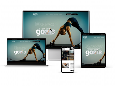 Define Pilates Web Design
