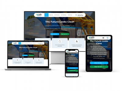 Earth Clean Co Web Design