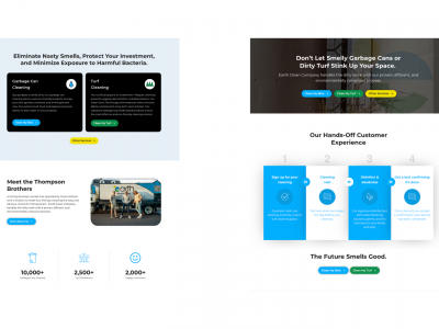 Earth Clean Co Website Design
