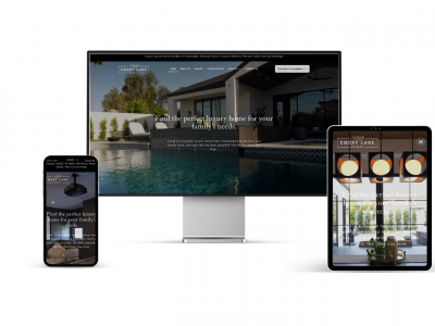 Emery Lane Homes Website Design