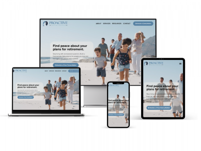 Proactive Wealth Concepts Web Design