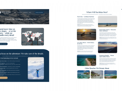 Snow and Sand Website Design (2)