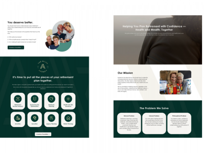 The Allan Agency Website Design (2)