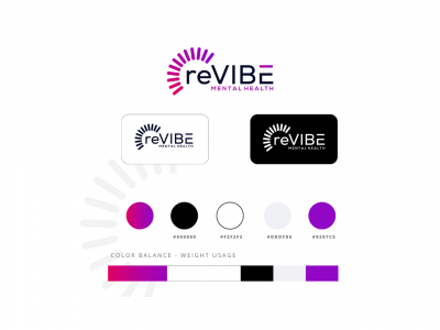 reVIBE logo and brand identity